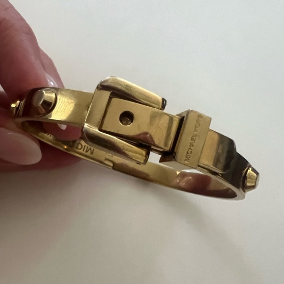 Micheal Kors Gold Buckle Bracelet - Picture 2 of 7